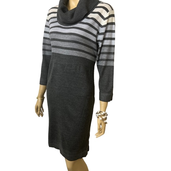 Connected Apparel Sweater Dress Size M Very Nice In Great To Excellent Condition - Picture 5 of 11
